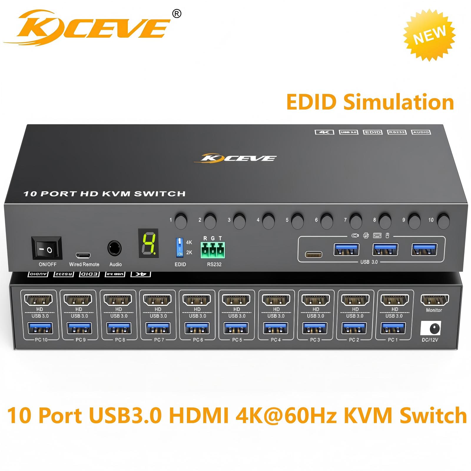 Photography Simulator - Switch kvm de 10 portas, 8