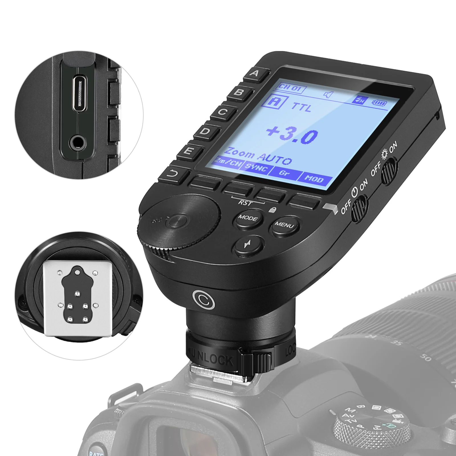 Speedlite Flash External - NEEWER QPRO TTL Disparador de Flash