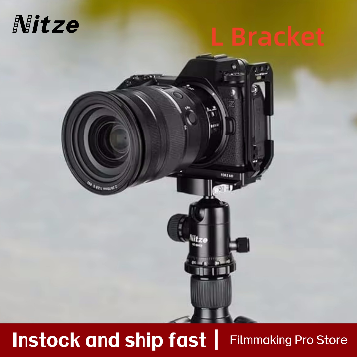 Nikon Camera Z6 Iii - Suporte em L para câmera Nitze