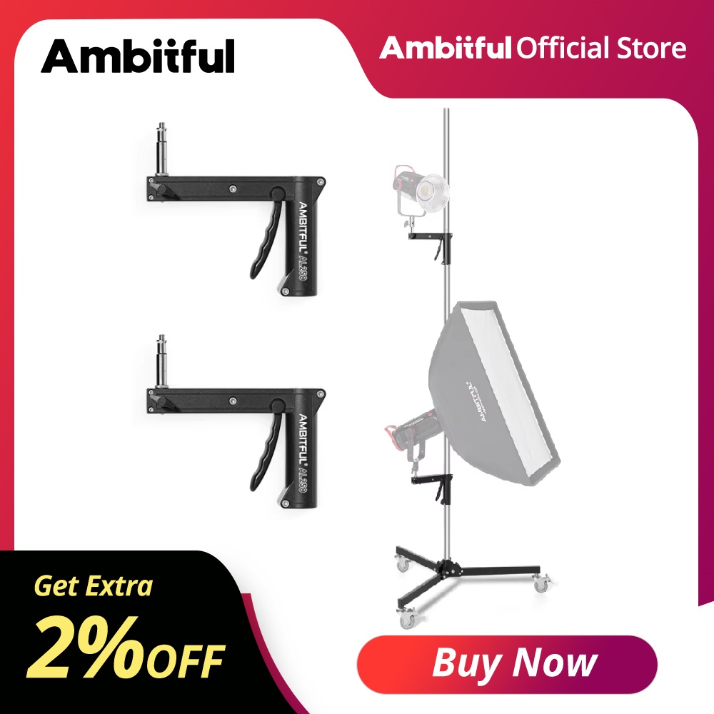 Photography Kit Pro - Tripé Dobrável Ambitful AL250 com Rodas