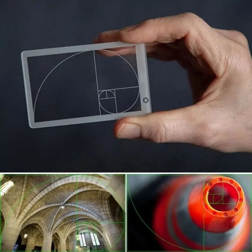 Photography Composition - Limpar Viewfinder Régua para Fotografia, Composição