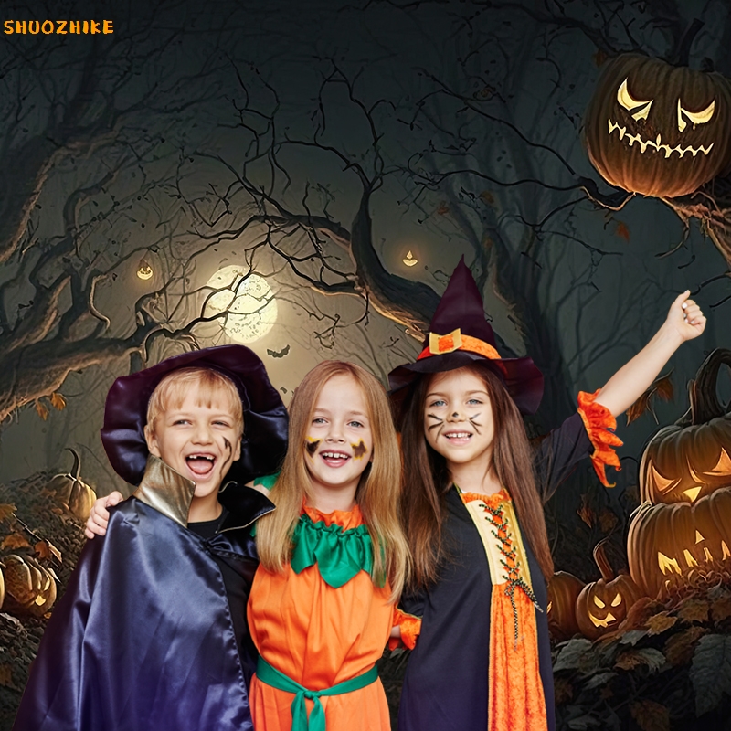 Pano de fundo de halloween pho - Photography Backdrop Muslin avaliação e preço