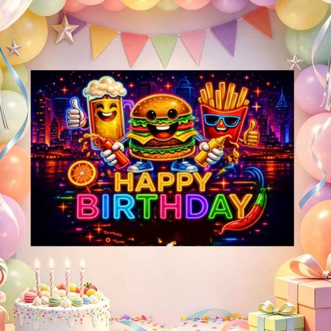 Fundo Decorativo para Festa de - Fotografi Food avaliação e preço