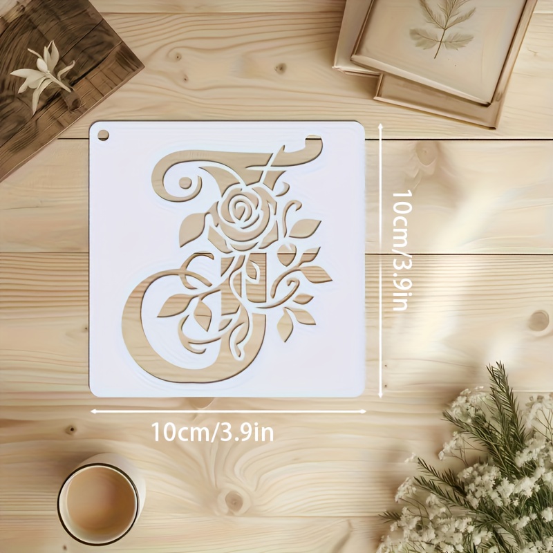36PCS Estênceis de Alfabeto Fl - Photography Font avaliação e preço