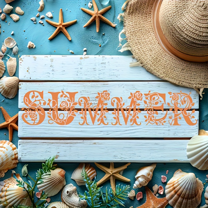 36PCS Estênceis de Alfabeto Fl - Photography Font avaliação e preço