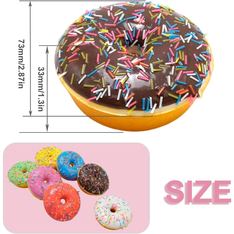 7 peças de donuts artificiais  - Photography Simulator avaliação e preço