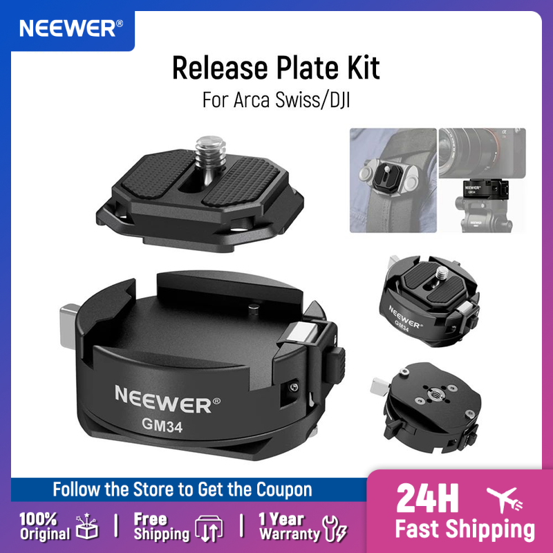 Neewer GM47 Kit de placa de li - Peak Design Clip avaliação e preço