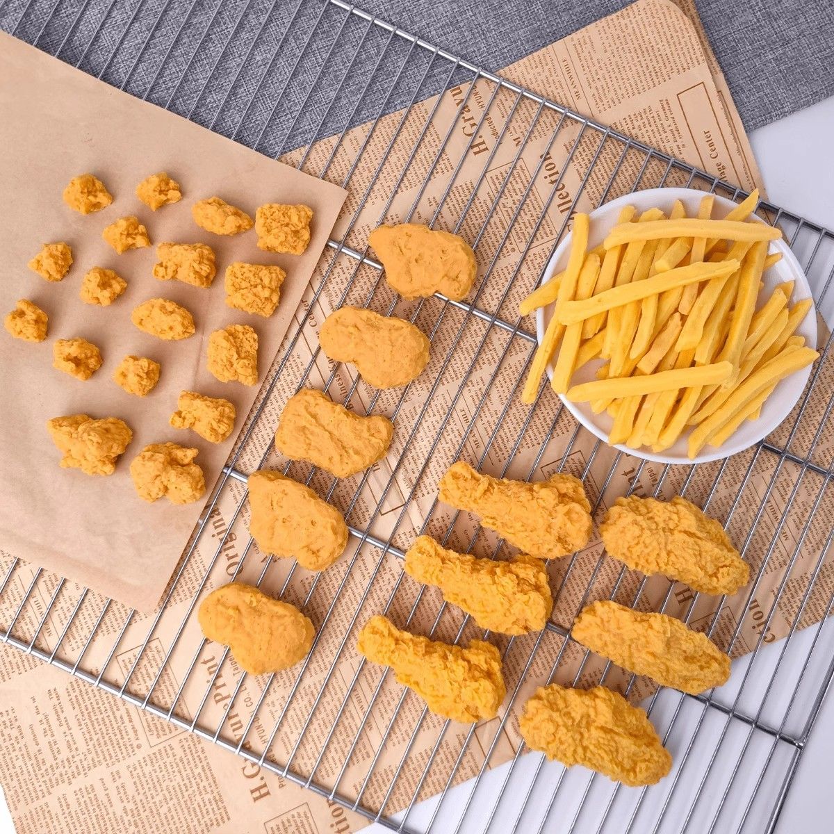 Modelo de Simulação de Frango  - Fotografi Food avaliação e preço