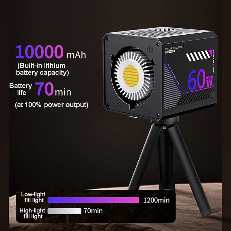 Luz de Vídeo RGB de 60W, Luz d - Photography Kit Pro avaliação e preço