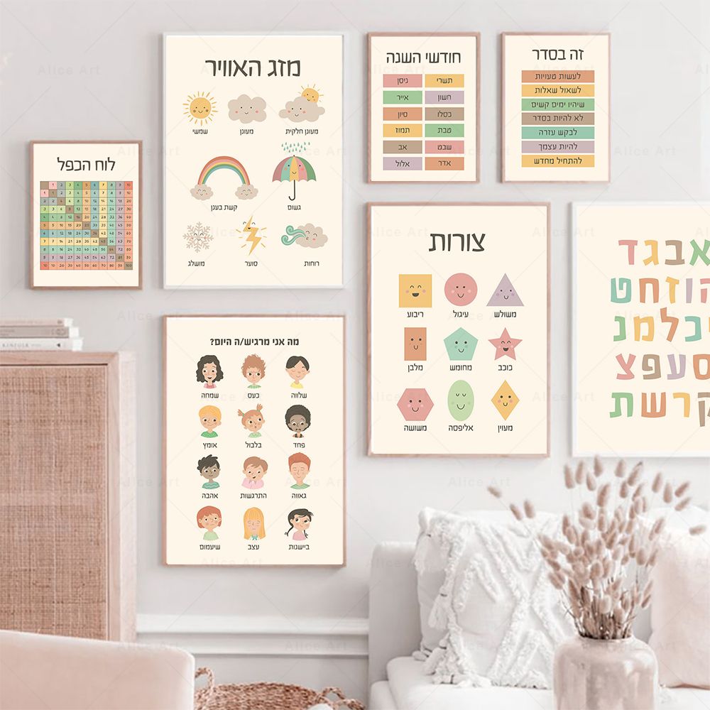 Letras hebraicas alfabeto núme - Photography Font avaliação e preço