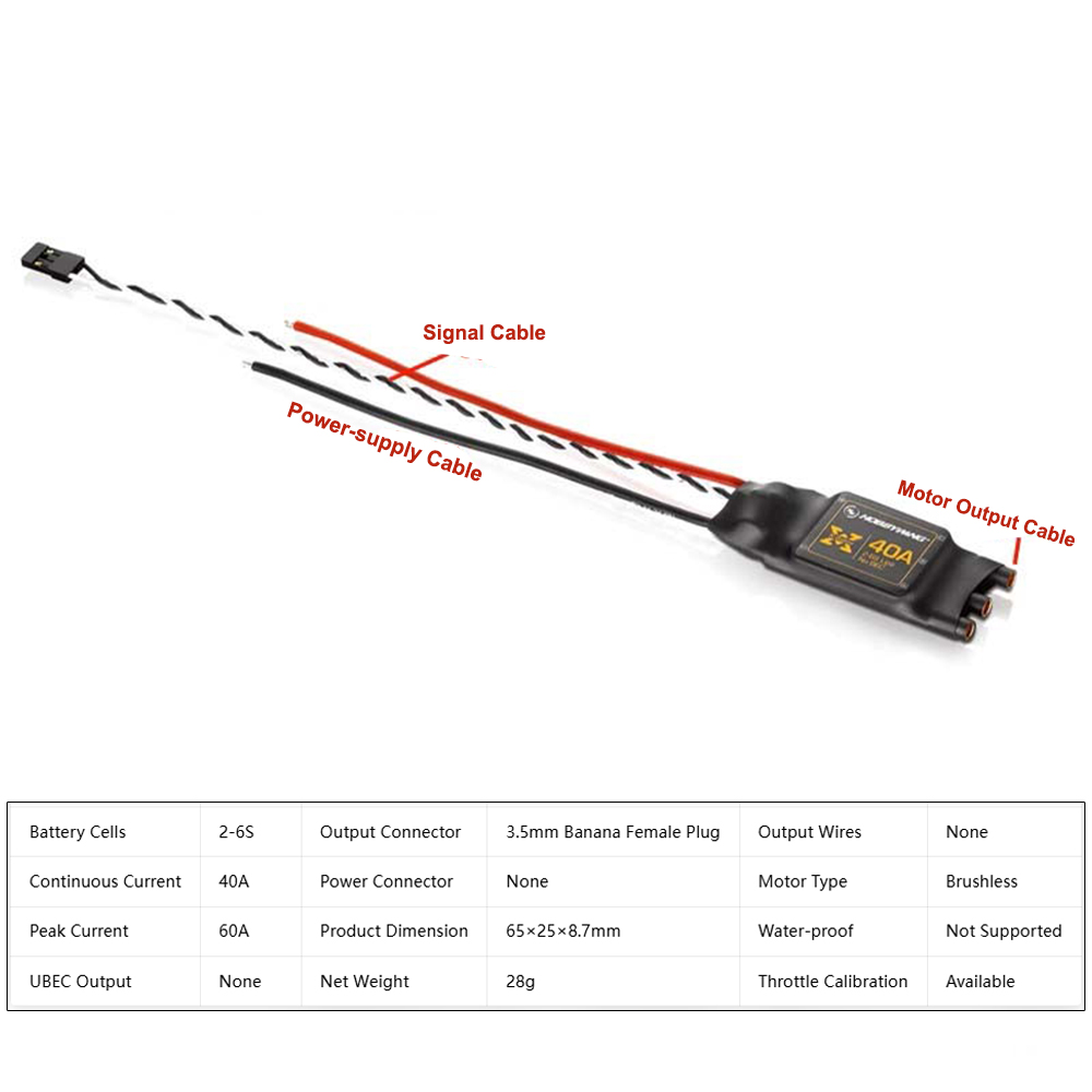Hobbywing XRotor 40A ESC Brush - Photography Drone avaliação e preço