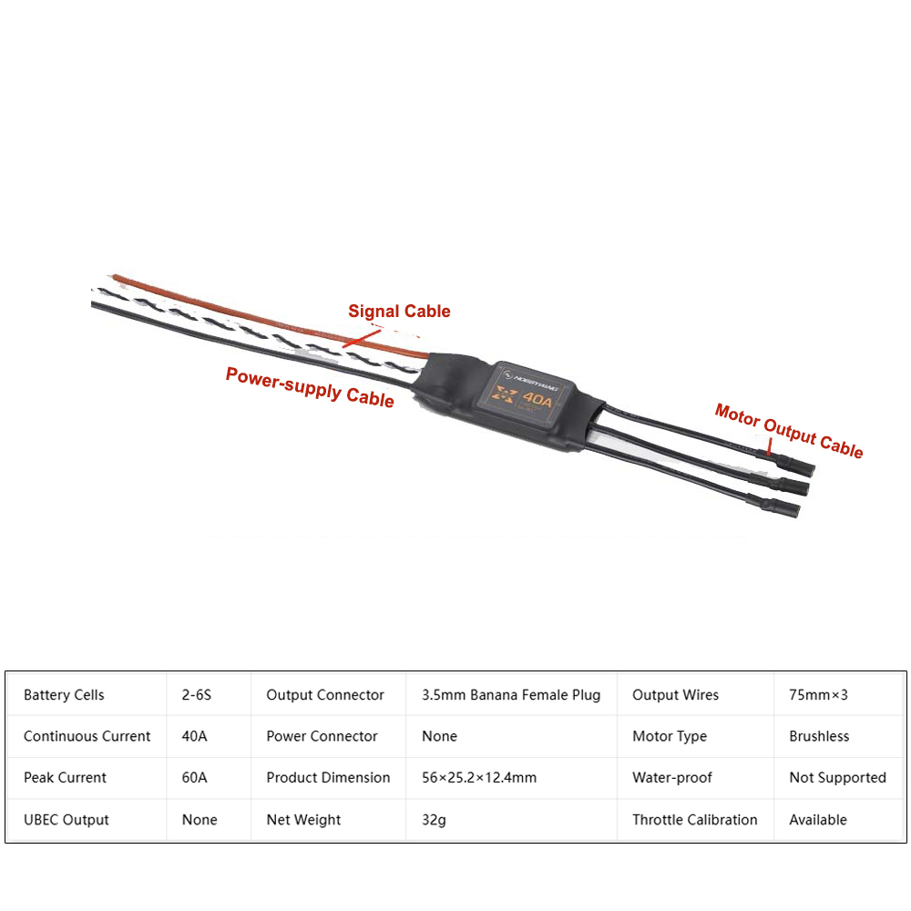 Hobbywing XRotor 40A ESC Brush - Photography Drone avaliação e preço