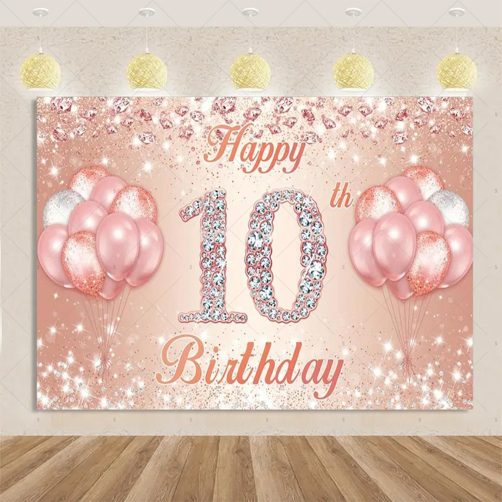 10th feliz aniversário decoraç - Photography Composition avaliação e preço