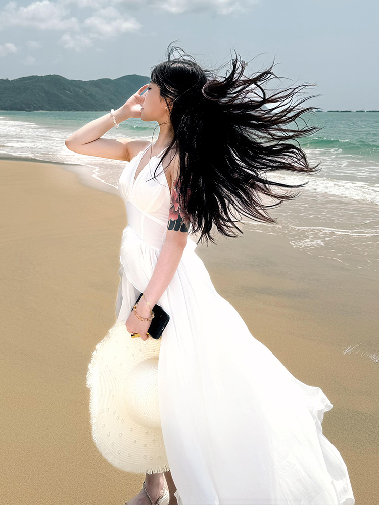 Vestido Feminino Branco Sem Co - Photography Bali avaliação e preço
